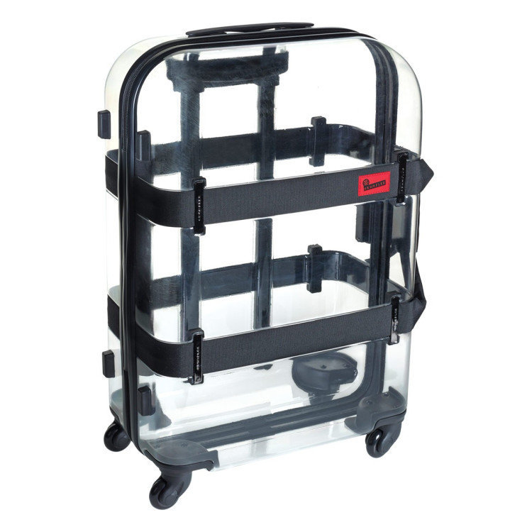 crumpler clear suitcase