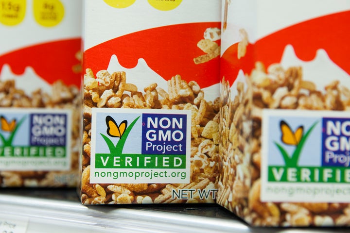 A "GMO-free" label has nothing to do with whether a food was grown using organic or conventional farming methods.