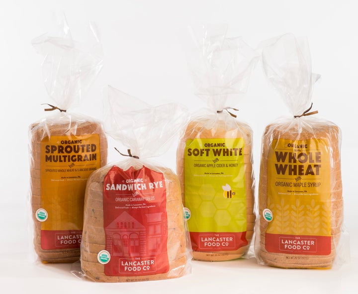 Make a better sandwich with <a href="http://www.thelancasterfoodcompany.com/" role="link" rel="nofollow" class=" js-entry-link cet-external-link" data-vars-item-name="Lancaster Food Company’s" data-vars-item-type="text" data-vars-unit-name="57a36d15e4b0f019c3e4ec1e" data-vars-unit-type="buzz_body" data-vars-target-content-id="http://www.thelancasterfoodcompany.com/" data-vars-target-content-type="url" data-vars-type="web_external_link" data-vars-subunit-name="article_body" data-vars-subunit-type="component" data-vars-position-in-subunit="0">Lancaster Food Company’s</a> organic breads. The company’s mission is to create extraordinary food sourced from nearby organic farmers and hire people out of poverty into thriving-wage jobs. Their soft white, sprouted multigrain, whole wheat, sandwich rye, cinnamon raisin, and seeded heritage grain breads are currently sold in most Whole Foods and Wegmans on the East Coast.