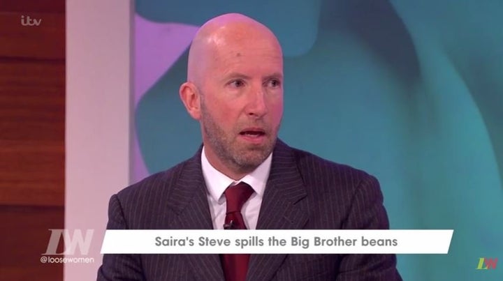 <strong>Saira's husband Steve appeared on 'Loose Women'</strong>