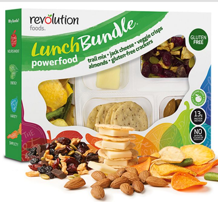 If your child is begging for those pre-packaged lunches with fun little compartments, there is a healthier solution available on store shelves. <a href="http://revolutionfoods.com/" role="link" rel="nofollow" class=" js-entry-link cet-external-link" data-vars-item-name="Revolution Foods" data-vars-item-type="text" data-vars-unit-name="57a36d15e4b0f019c3e4ec1e" data-vars-unit-type="buzz_body" data-vars-target-content-id="http://revolutionfoods.com/" data-vars-target-content-type="url" data-vars-type="web_external_link" data-vars-subunit-name="article_body" data-vars-subunit-type="component" data-vars-position-in-subunit="1">Revolution Foods</a> creates Lunch Bundles with no artificial flavors or preservatives. The company’s mission is to provide access to high-quality, affordable meals not just in stores, but in schools, working with school districts, charter schools and after school programs to provide fresh meals.