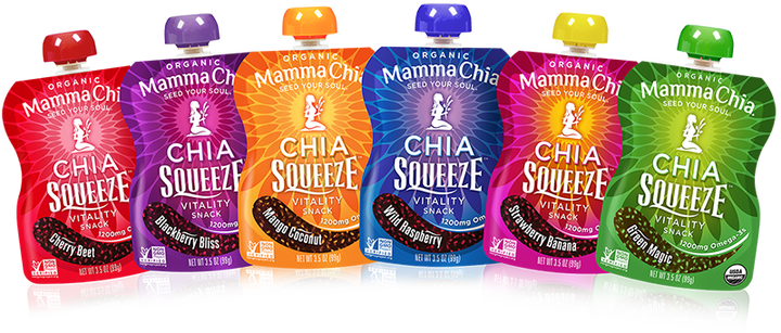 <a href="http://www.mammachia.com/" role="link" rel="nofollow" class=" js-entry-link cet-external-link" data-vars-item-name="Mamma Chia " data-vars-item-type="text" data-vars-unit-name="57a36d15e4b0f019c3e4ec1e" data-vars-unit-type="buzz_body" data-vars-target-content-id="http://www.mammachia.com/" data-vars-target-content-type="url" data-vars-type="web_external_link" data-vars-subunit-name="article_body" data-vars-subunit-type="component" data-vars-position-in-subunit="8">Mamma Chia </a>makes nutrient rich organic healthy chia-based foods and beverages rich with omega3s and fiber. The brand donates 1% of gross sales to support farmers, community groups, and organizations that are building healthy, local food systems. The company builds cooperative relationships with chia growers and is committed to supporting their organic certification, social justice programs, and overall community growth.