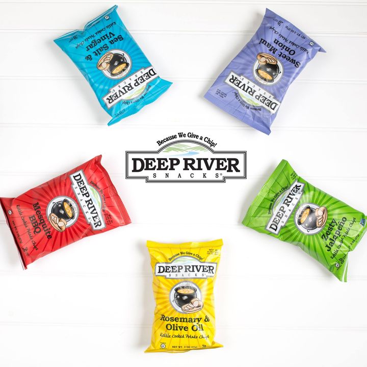 A way to bite into a better chip, <a href="https://deepriversnacks.com/" role="link" rel="nofollow" class=" js-entry-link cet-external-link" data-vars-item-name="Deep River Snacks" data-vars-item-type="text" data-vars-unit-name="57a36d15e4b0f019c3e4ec1e" data-vars-unit-type="buzz_body" data-vars-target-content-id="https://deepriversnacks.com/" data-vars-target-content-type="url" data-vars-type="web_external_link" data-vars-subunit-name="article_body" data-vars-subunit-type="component" data-vars-position-in-subunit="10">Deep River Snacks</a> creates a variety of non-GMO snack chips without artificial ingredients. Each bag features a charity partner that has touched the life of a Deep River Snacks employee. The brand is committed to donating at least 10% of net profits to charities.