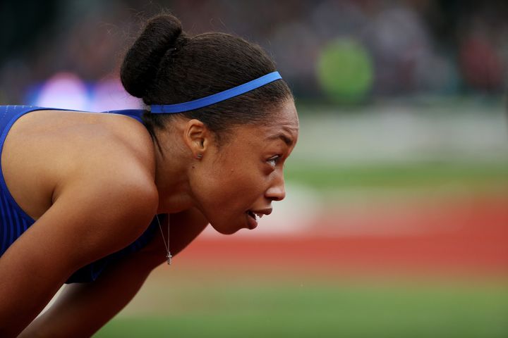 After injuring her ankle, the track star leaned on her faith to make it to the Olympic trials.