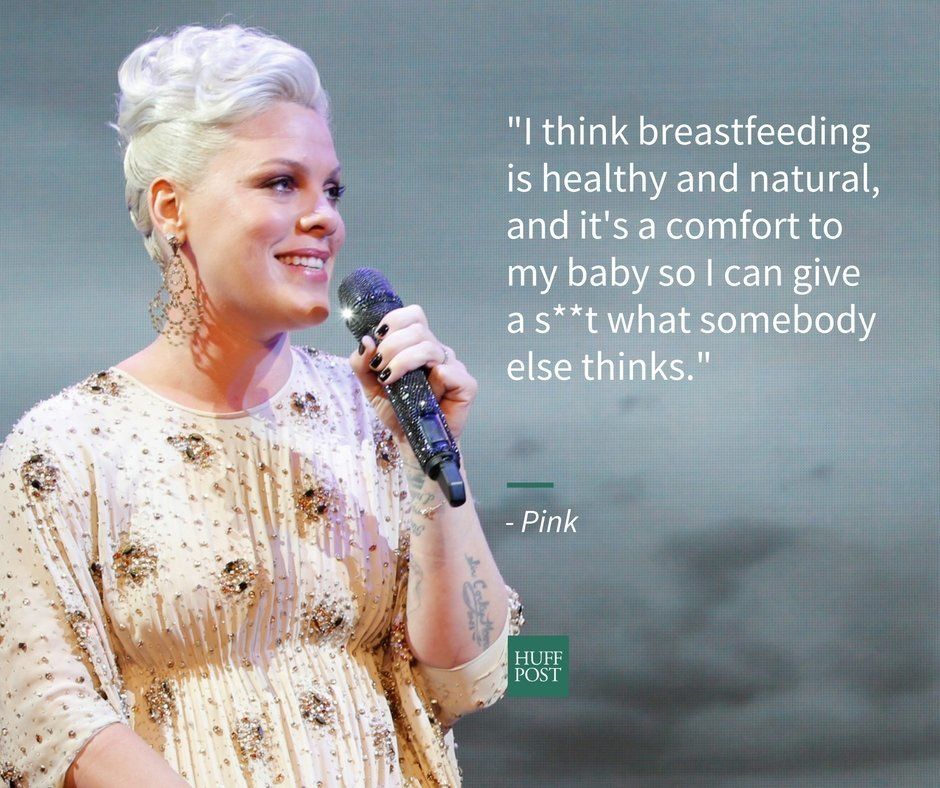 13 Famous Moms Who Have No Time For Breastfeeding Shamers Huffpost Life