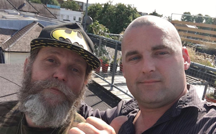 <strong>Fathers 4 Justice campaigners Bobby Smith and Martin Matthews</strong>