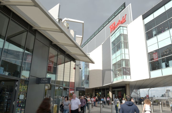 A man was stabbed in Westfield London shopping centre on Friday.