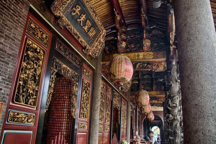 Bao'an Temple in Taipei, Taiwan