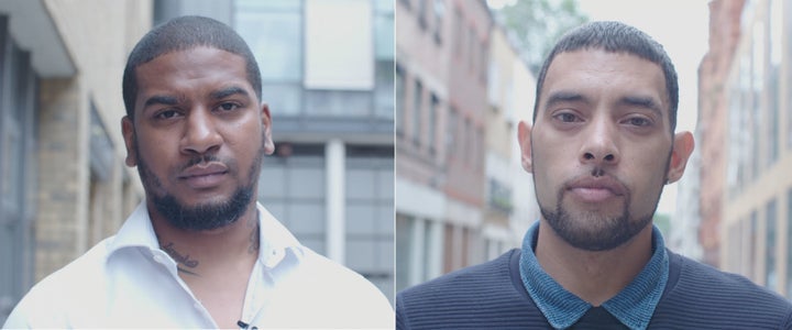 Marcus Knox-Hooke (left) and Kurtis Henville were both childhood friends of Mark Duggan