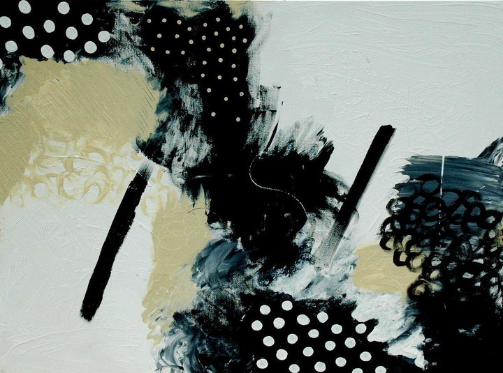 <em>"Dominoe Effect"</em><br><em>Acrylic 30" x 40"</em>