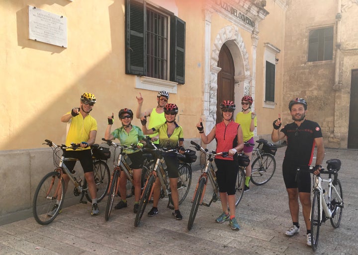 In the town of Matera (a UNESCO world heritage site)