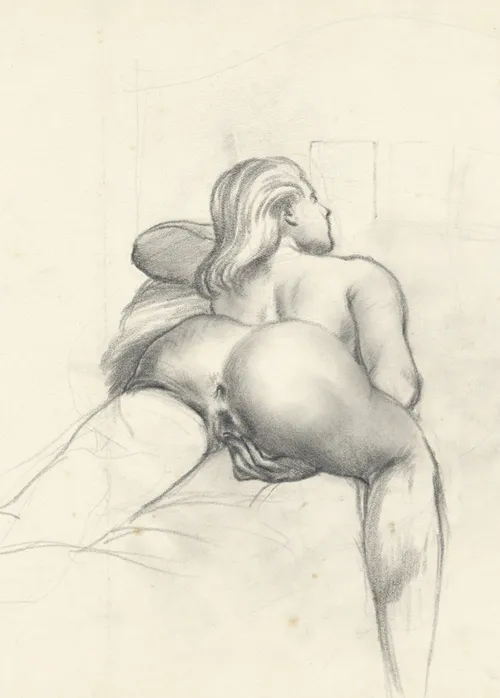 Adult Swim Porn Pencil Art - The Strange Case Of Thomas Poulton, An Erotic Artist In The 1940s (NSFW) |  HuffPost Entertainment