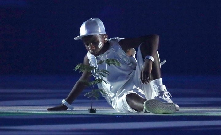 The moment climate change was front and centre at the Olympics