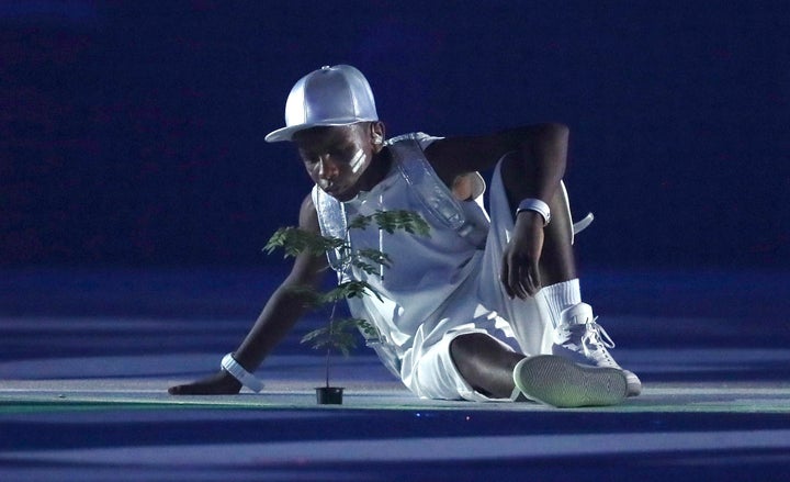 The moment climate change was front and centre at the Olympics 