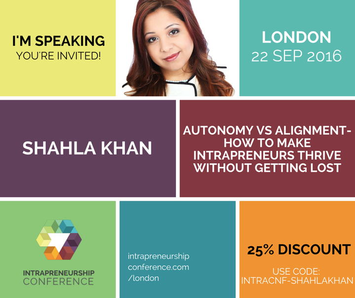 Intrapreneurship Conference, buy tickets here.