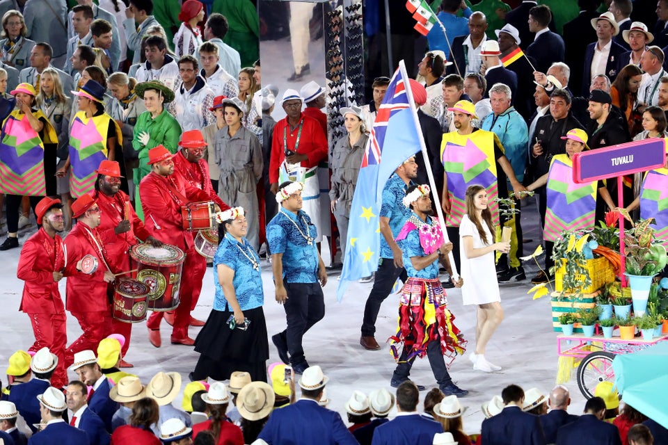 The Best Outfits And The Biggest Stars At The 2016 Olympic Opening ...