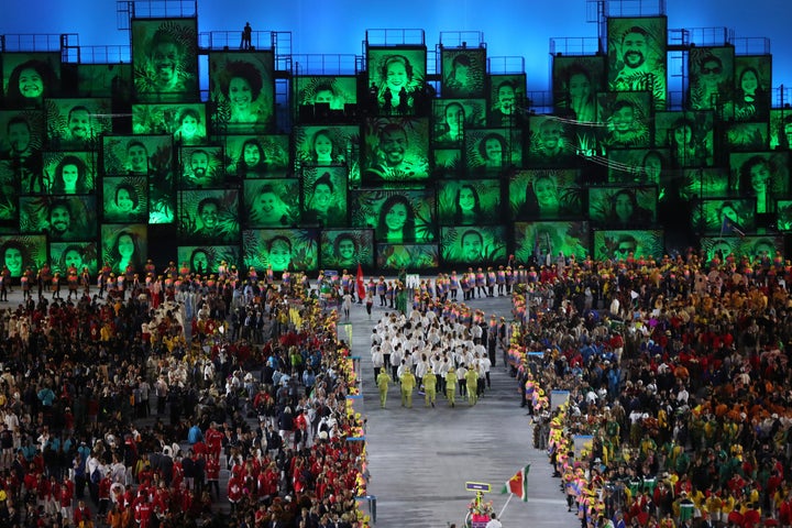 <strong>The opening ceremony was quite some spectacle on Friday night</strong>