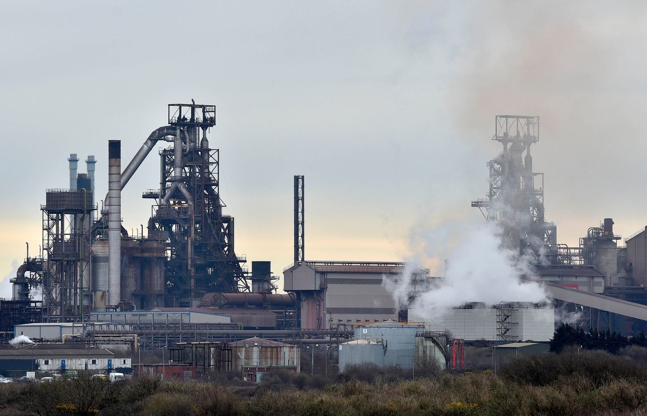 Tata's steelworks in Port Talbot