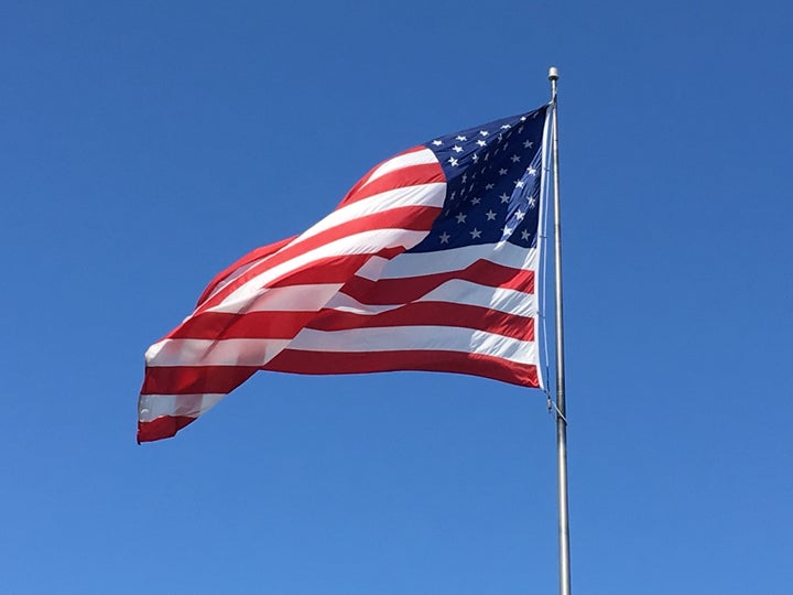 This flag is at full staff again after a surge of tragedies that kept it flying low.