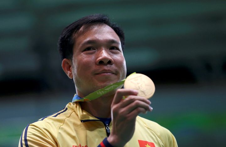 Xuan Vinh Hoang won Vietnam's first-ever Olympic gold medal in any sport on the first day of Rio 2016.