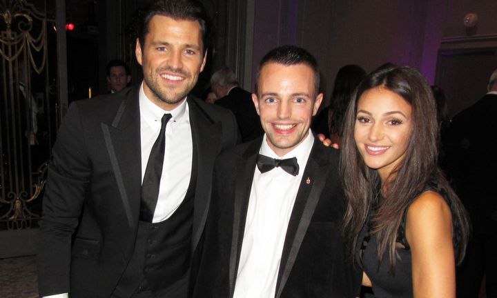 At the Haven House Ball in 2015 with Mark Wright and Michelle Keegan