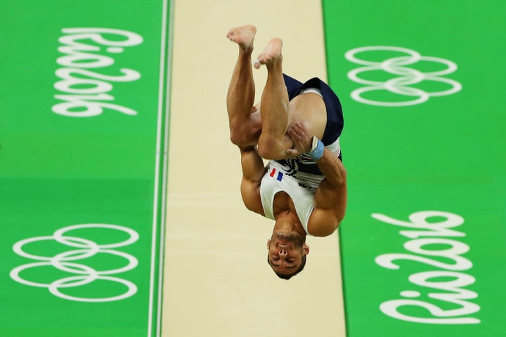 Samir Ait Said mid-vault