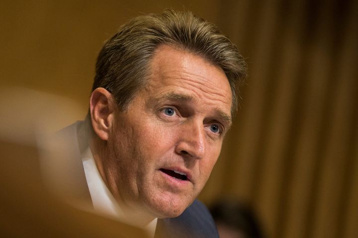 Sen. Jeff Flake, a Republican from Arizona, says Trump could lose his state.