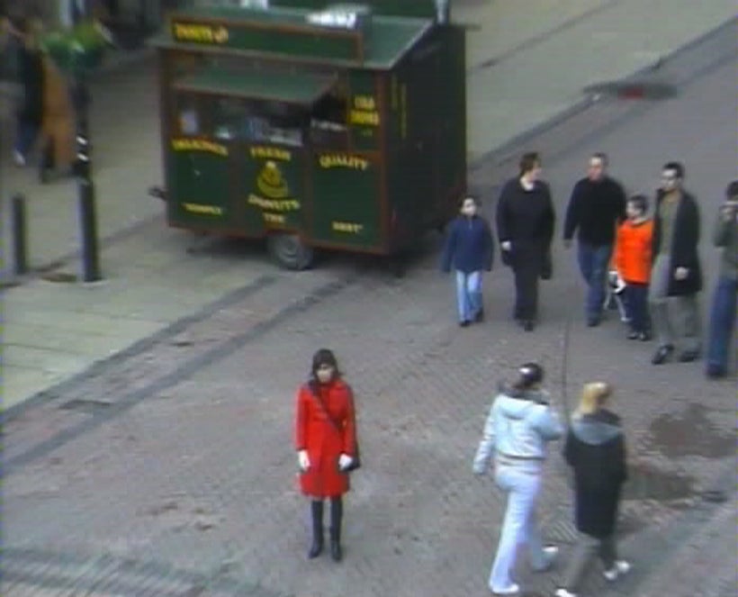 <i>Trust</i> (video still), from <i>Evidence Locker</i>, 2004