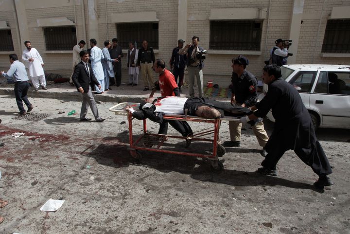 Dozens died in the attack in Quetta.