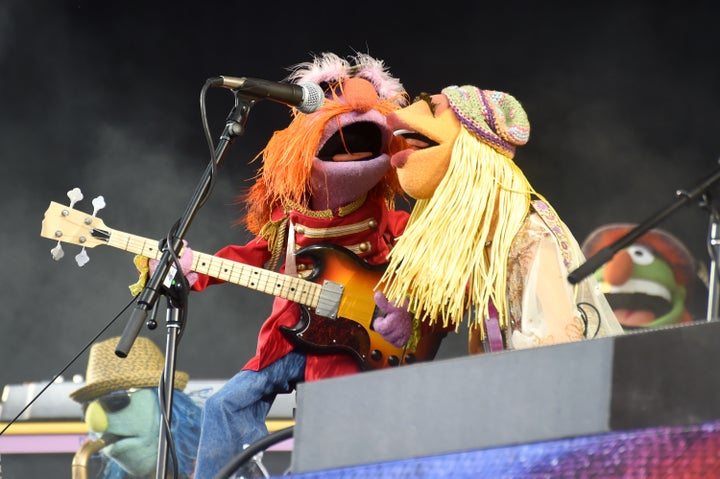 Zoot, Floyd Pepper, Janice and Dr. Teeth did a great "live" show -- for muppets.