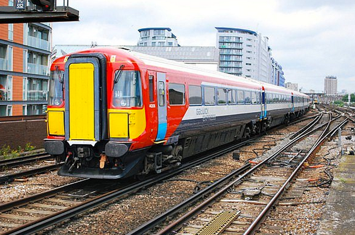 A class 442 train like the one involved in the accident