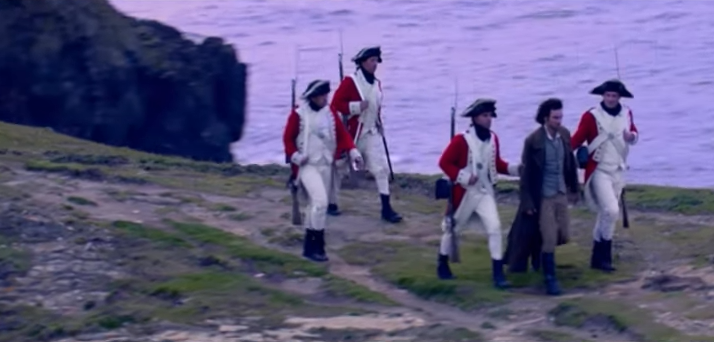 The first trailer reveals Ross Poldark being arrested and led away