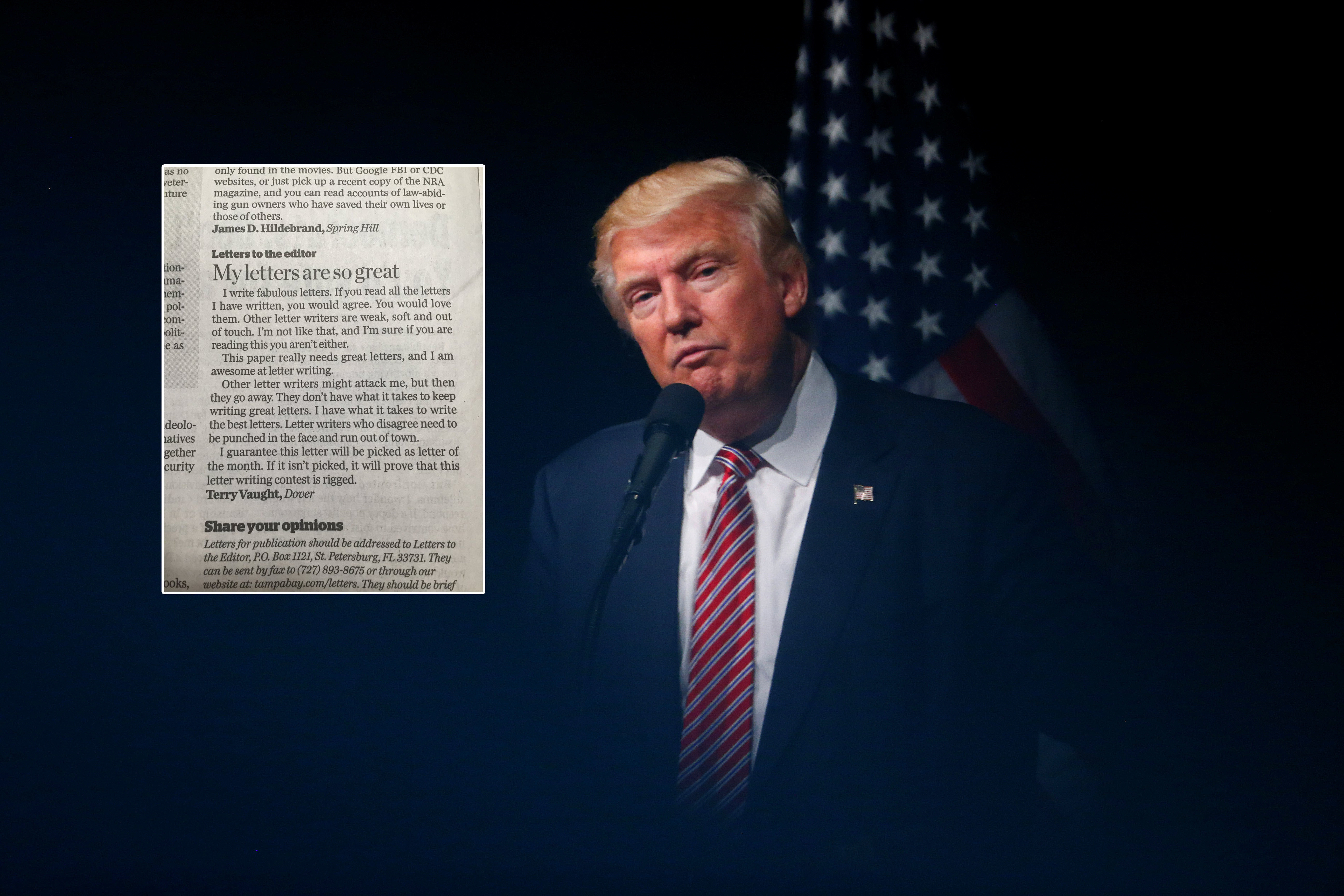 Donald Trump-Inspired Letter To The Editor Published In Tampa Bay Times