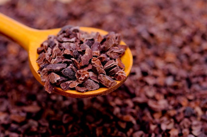 Cocoa nibs.