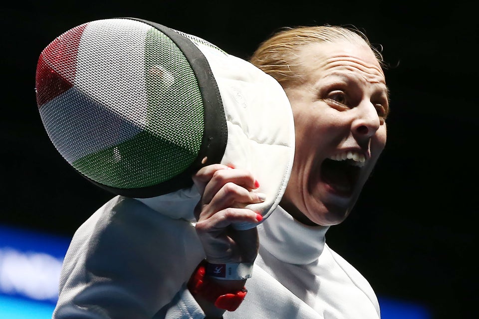 These Olympic Fencing Masks Are Hella Cool HuffPost Sports