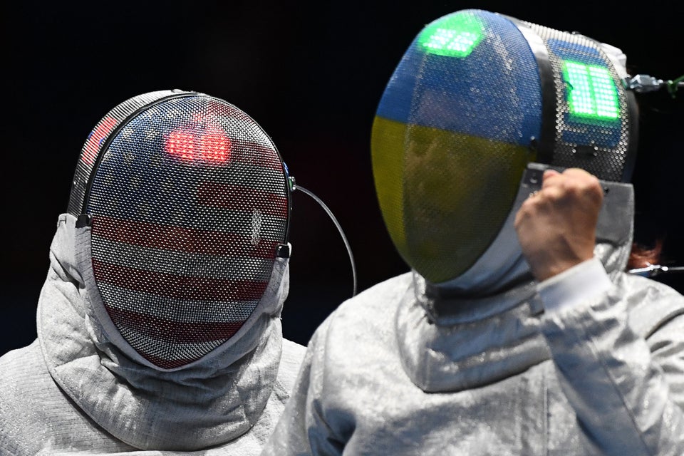 These Olympic Fencing Masks Are Hella Cool HuffPost Sports