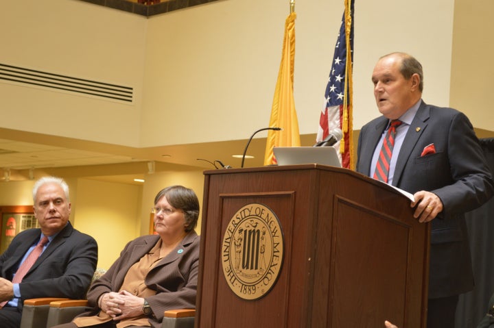 University of New Mexico President Robert Frank says a Justice Department investigation that looked at how sexual assault cas