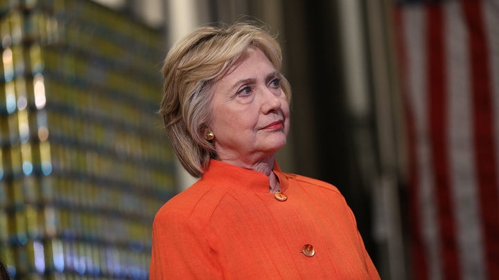 Hillary Clinton campaigning in Florida in August. 