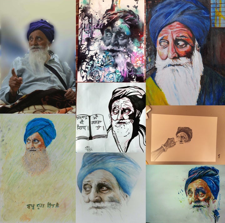 Artists (clockwise): Priya Handa, Satnam Kaur, Jasdeep Samra, Dearie Pencil, The Royal Jesters, Balpreet Singh, Amandeep Sing