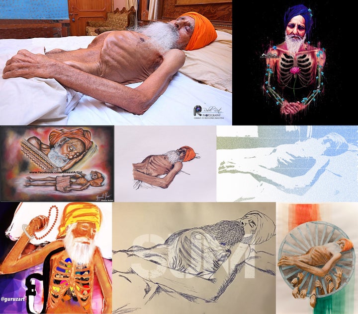 Artists (clockwise): Infamous Arts, Vikram Singh, Prabolous, SUM, Guruzart, Harpreet Kaur, Jagjit Choda