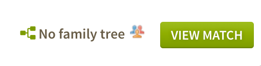 AncestryDNA cousin match and no family tree icon