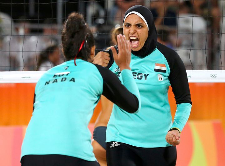 Nada Meawad and Doaa Elghobashy making Egypt's debut