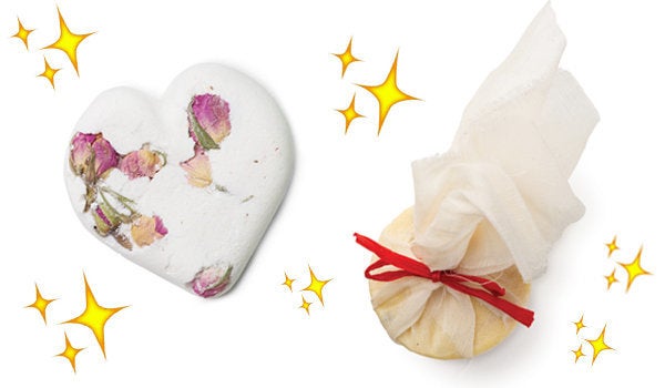 Lush Tisty Tosty Bath Bomb (£3.50) and Ceridwen's Cauldron Bath Melt (£4.95)