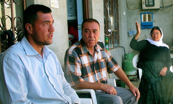 Firas Elias and his family members are among the few Yazidis who returned to their home city of Sinjar since Kurdish forces t
