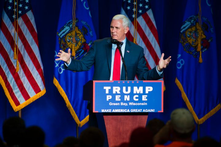 Indiana Gov. Mike Pence has gone back and forth on the issue, but he now appears to be all in.