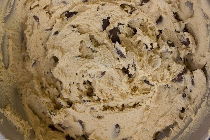 Making that cookie dough.
