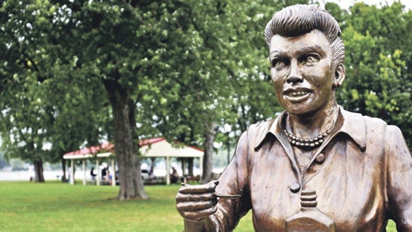 "Scary Lucy" will be replaced by a new statue that resembles Lucille Ball. <br>