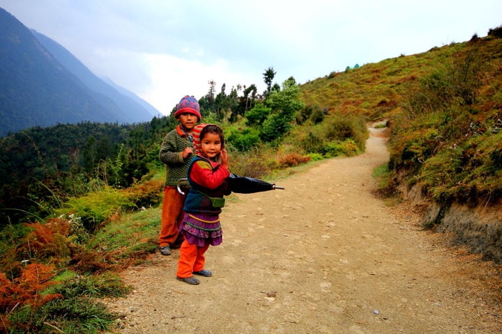 Cute kids of Wan village