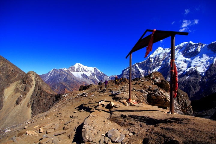 The summit, Junargali, the highest point of Roopkund trek!