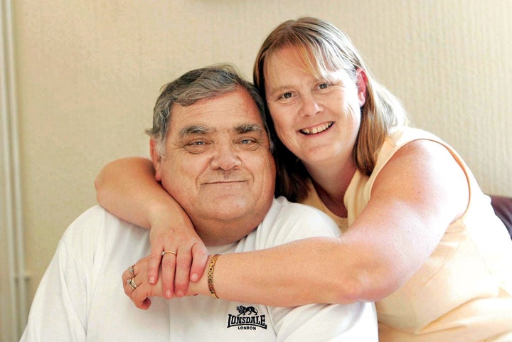 <strong>John Wilson and his wife Hazel, pictured in 2005</strong>